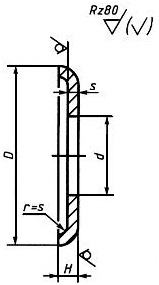 Схема шайбы ГОСТ 20193-74